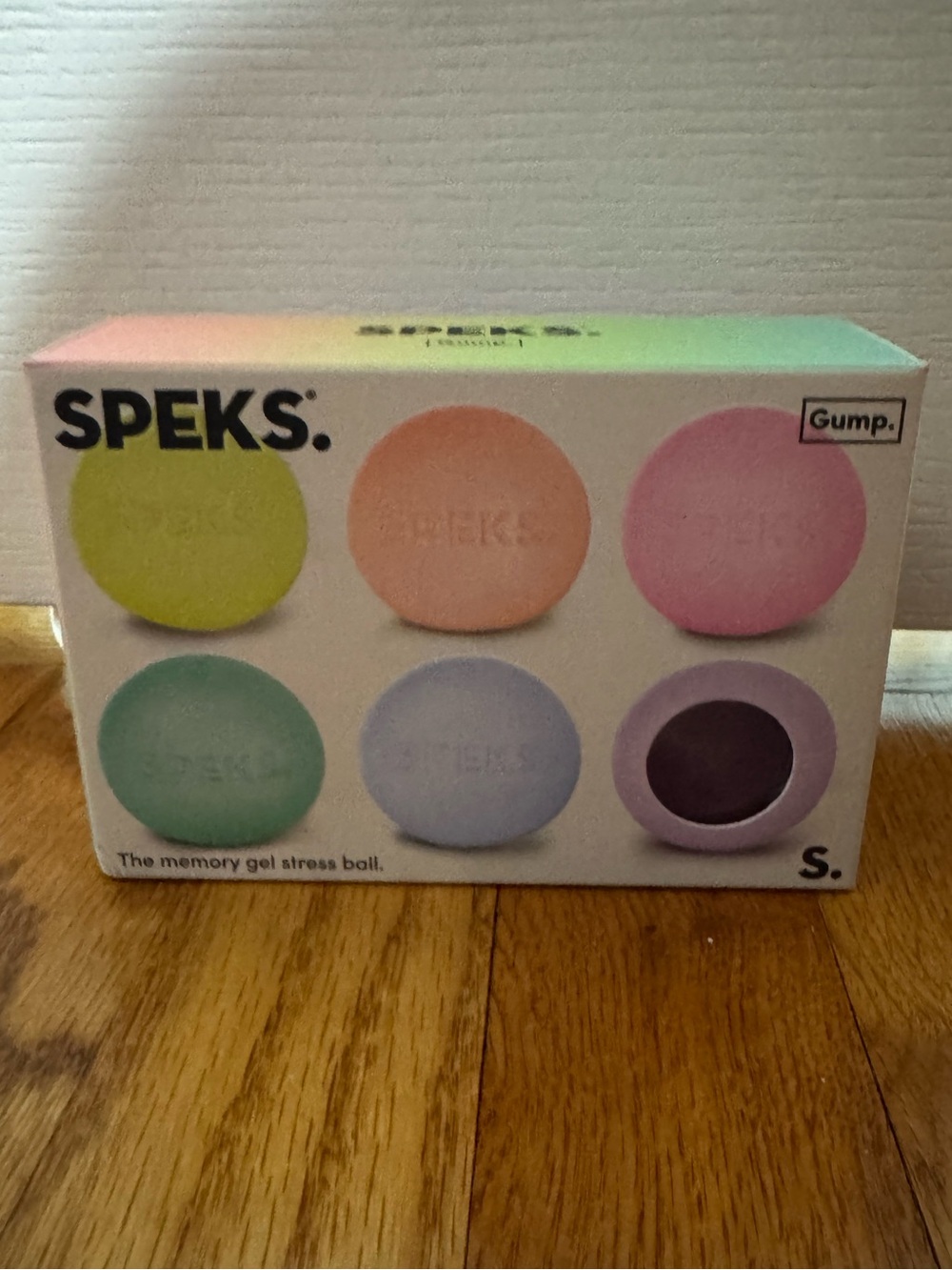 SPEKS GUMP Memory Gel Stress Balls - Pastel Multi-Color Set of 6